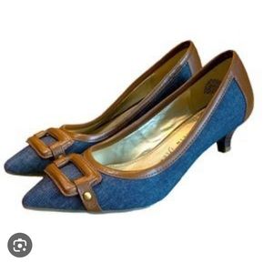 NIB ANN KLEIN Melanie Pump (Jean) NWT